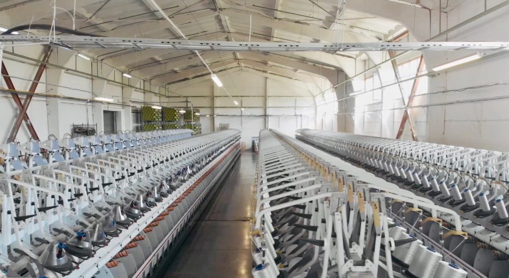 Euro Yarns twisting hall